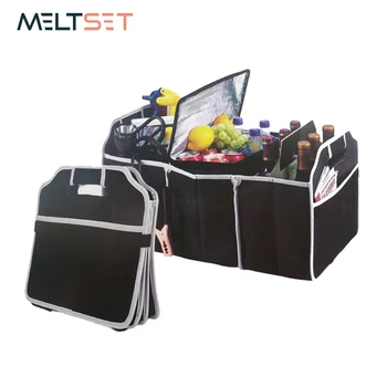 

Car Trunk Organizer Foldable Backseat Storage Bag High Capacity Storage Box Car Seat Back Organizer Car Interior Accessories