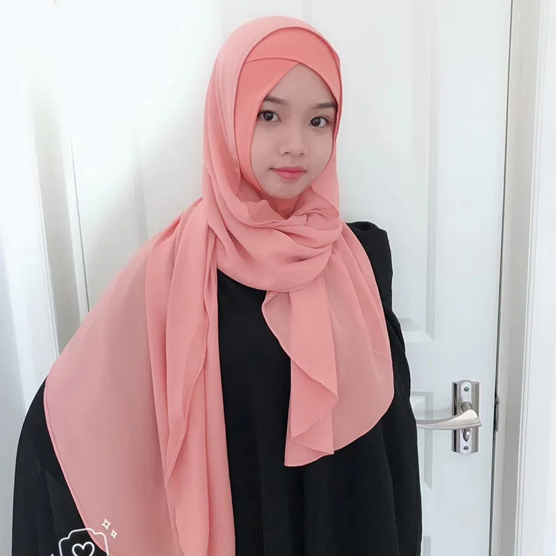 

Muslim Hijab Scarf Underscarf Cross Full Cover Bonnet Cap Inner Hat Headscarf Abaya Turban Headgear Hooded Instant Arab Islamic