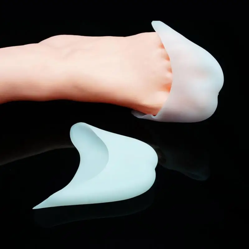 

1Pair Finger Protector Silicone Gel Pointe Toe Cap Cover For Toes Soft Pads Protectors for Ballet Shoes Feet Care Tools