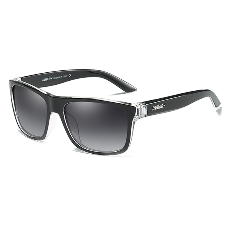 DUBERY поляризованных солнцезащитных очков Для мужчин Драйвер солнцезащитные очки Брендовая дизайнерская обувь для вождения, мужские UV400 оттенки очки с зеркальными стеклами Oculos YQ578