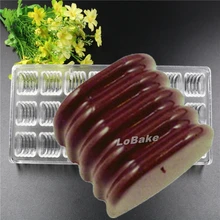 24 полостей половина круговой колонки форма полиэтиленовой прозрачный Шоколад Плесень Для DIY формы для выпечки Комплект Forme в Dolci DIY выпечки