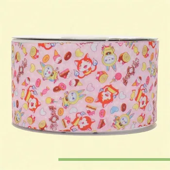 

3" inch 75 mm 7.5cm Japanese anime Digimon Pikachu free shipping printed grosgrain ribbons