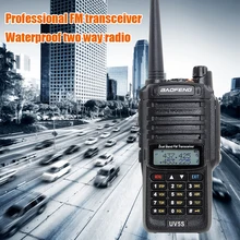 Waterproof Baofeng UV-5S walkie talkie strong signal big power radio comunicador 10 km dual band long distance hunsting radio