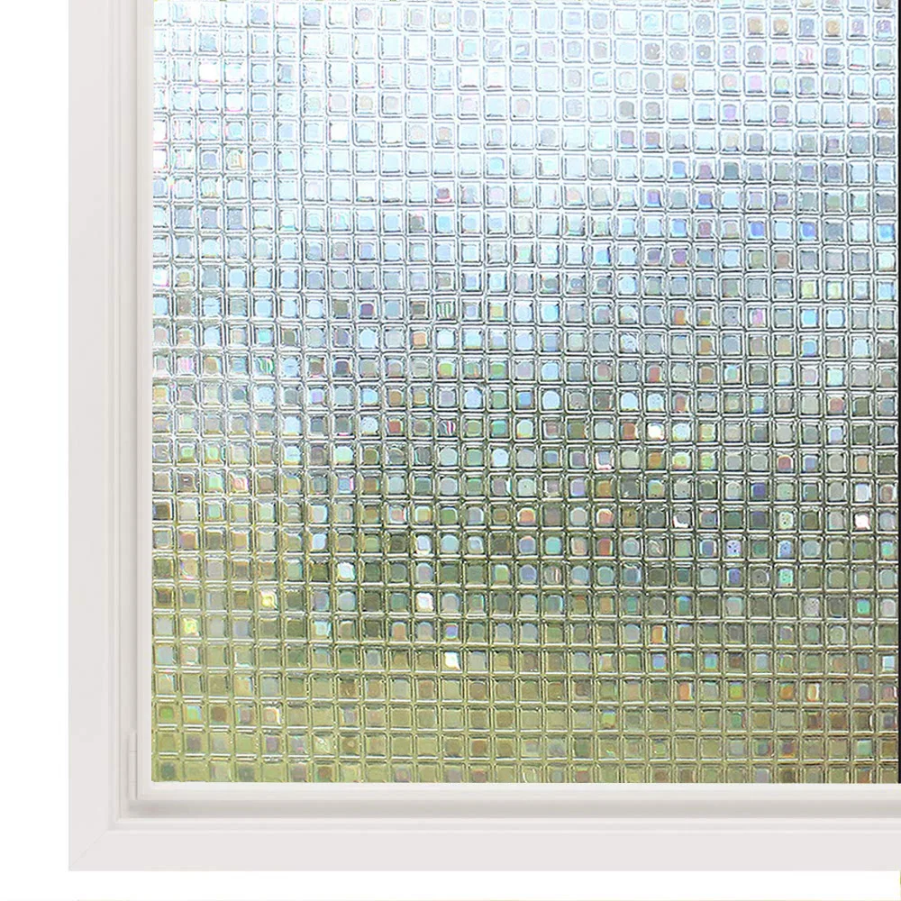 Funlife Vinyl Self-adhesive Window Film Static Cling 3D Privacy Glass No Glue Sticker Anti-UV for Home Office | Дом и сад