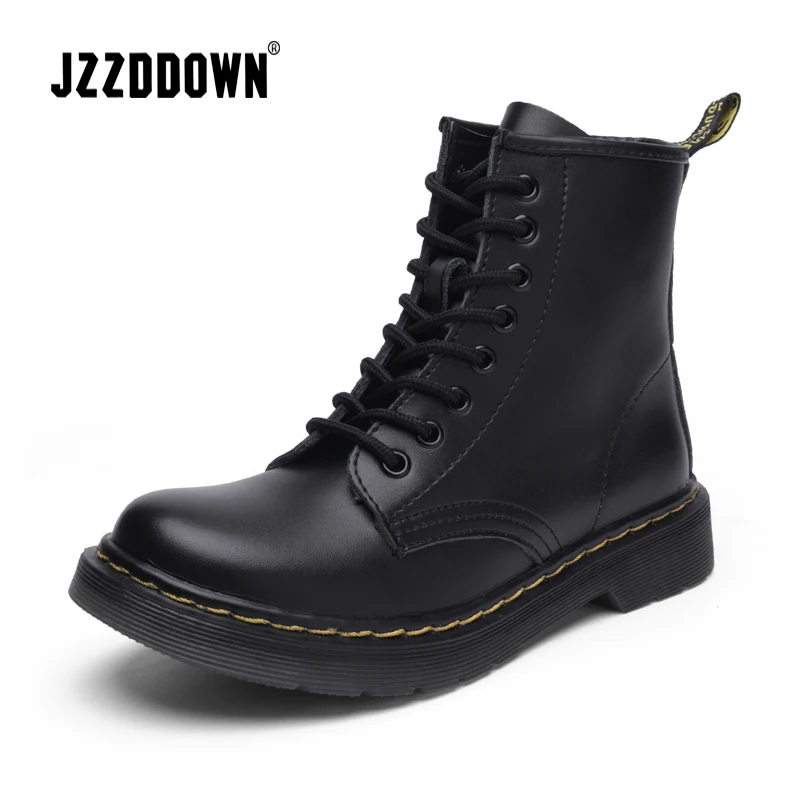 

Women's boots genuine leather Plus Size Lover women's leather boots Plush ankle ladies boots with fur martin female booties