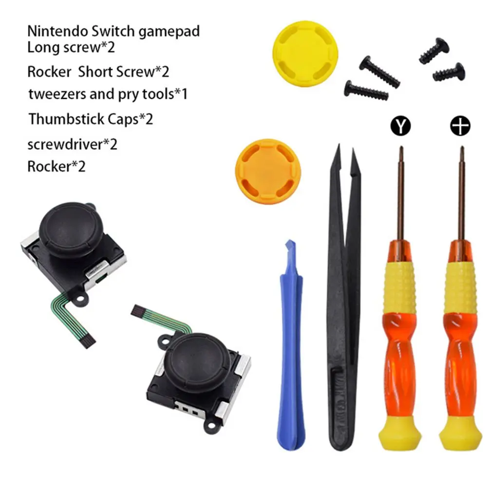 

Keten Repair Full Tool Kit Tri Wing Security Wear Resistance Disassembling Gamepad Screwdriver Bit For Nintendo Switch
