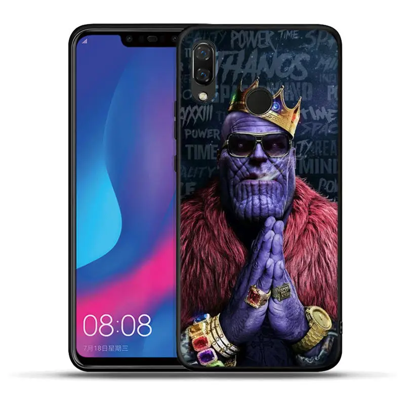 Чехол Marvel Мстители Герои милый Грут для Huawei Honor 20 Pro 10 9 9i 8 Lite 8X 8C 7A 7X V20 View 20 черный ТПУ чехол Etui