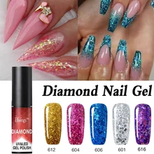 1 шт. яркий блестящий гель лак для ногтей 6 мл гелевые ногти Блестящие Блестки УФ гель лак Лазерная Радуга личная гигиена дизайн ногтей