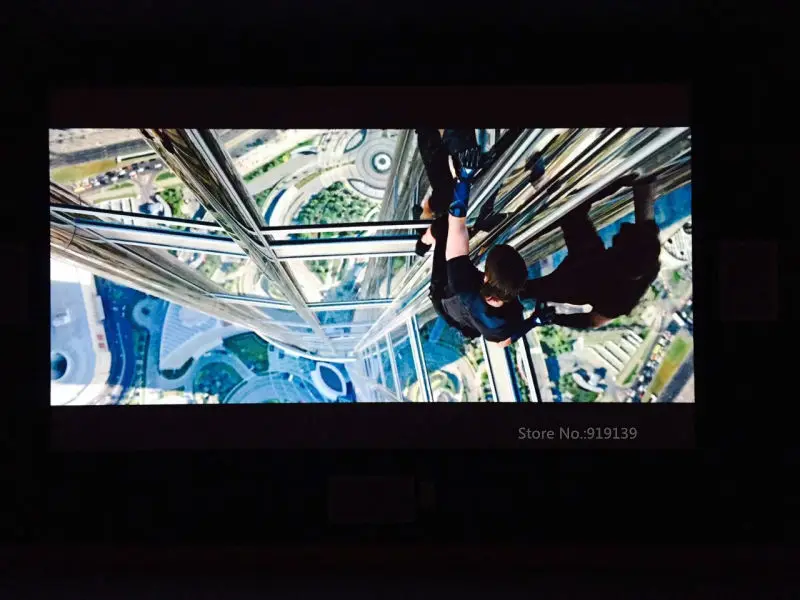 2.35 by 1 flat fixed screen pic 4