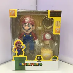 SHFiguarts Super Mario Bros Mario & жаба/Луиджи и Купа ПВХ фигурку Коллекционная модель игрушки 11 см KT3857