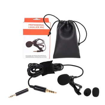 

Lavalier Microphone Omnidirectional Condenser Mic for Apple IOS Android & Windows Smartphones,Youtube,Interview,Studio,Vide