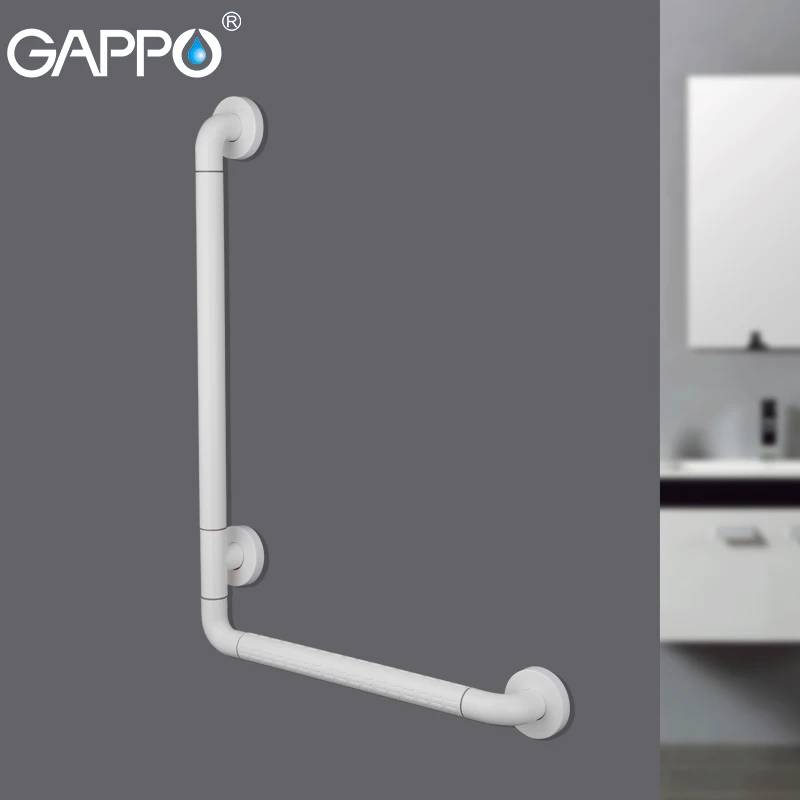 GAPPO Grab Bar Series white Bathroom Safety Rail Anti-slip Trapleuning Bathtub Handrail stainless steel bathroom Accessories GAPPO Grab Bar Series white Bathroom Safety Rail Anti-slip Trapleuning Bathtub Handrail stainless steel bathroom Accessories