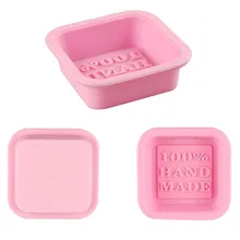 2019 Nieuwe Collectie Gekwalificeerde Leuke Craft Art Vierkante Siliconen Oven Handgemaakte Zeep Mallen Diy Zeep Schimmel Levert Dropshipping #10