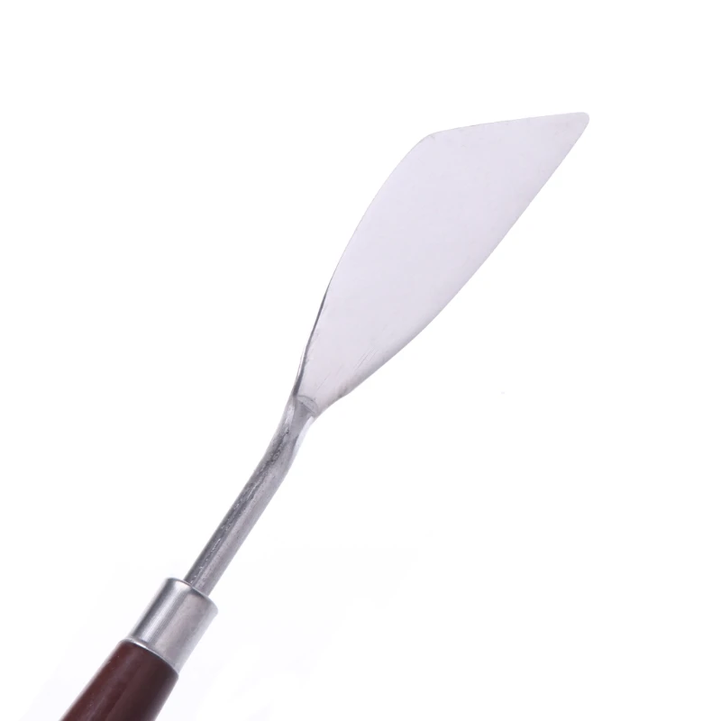 1 шт художника из нержавеющей стали палитра нож лопатка скребок для смешивание масла живопись
