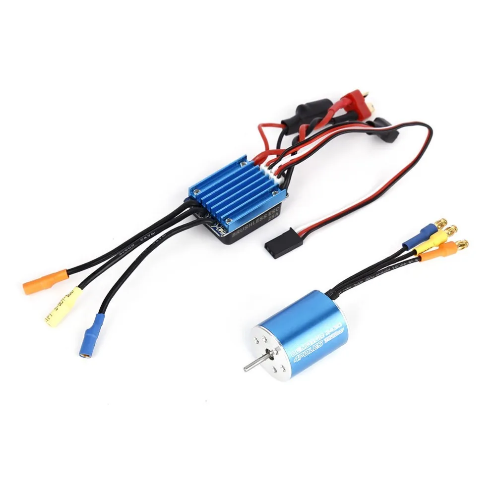 

2430 7200KV 4P Sensorless Brushless Motor With 25A ESC For 1/18 RC Car Mutiple Protecting Remote Control Toys Parts