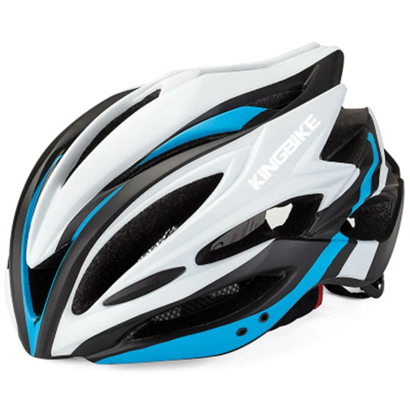 BAT FOX High quality mtb bike helmet ultra-light bicycle helmet overall molding Cycling helmet casco ciclismo 5colour batfox - Цвет: White blue