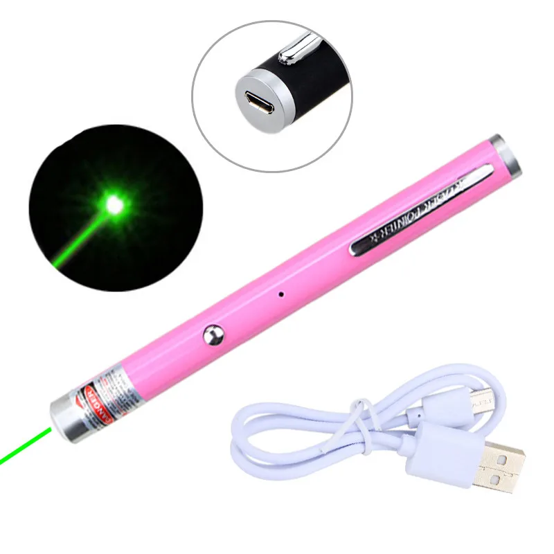 Sighter com Bateria Caneta Laser Poderoso Ponteiro Recarregável Apresentador Remoto Lazer Caça Bore Usb 8 Cheap Lasers