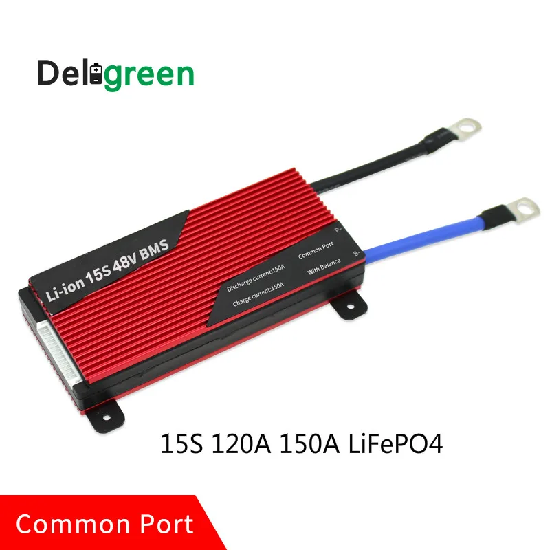 Deligreen 15S 120A 150A 48V PCM/PCB/BMS for LiFePO4 battery pack 18650 Lithion Ion Battery Pack protection board Deligreen 15S 120A 150A 48V PCM/PCB/BMS for LiFePO4 battery pack 18650 Lithion Ion Battery Pack protection board