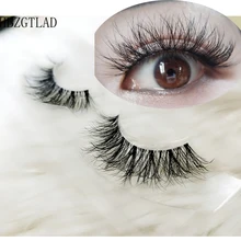 Новые 1 пара ресниц 3D норковые полоски ресниц Многоразовые Накладные ресницы перекрещивающиеся драматические ресницы легкие невидимая лента ресницы