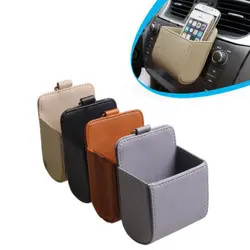 Автомобильные принадлежности для транспортных средств овчины сумка к отверстию автомобиля мусора карманный мобильный телефон карман