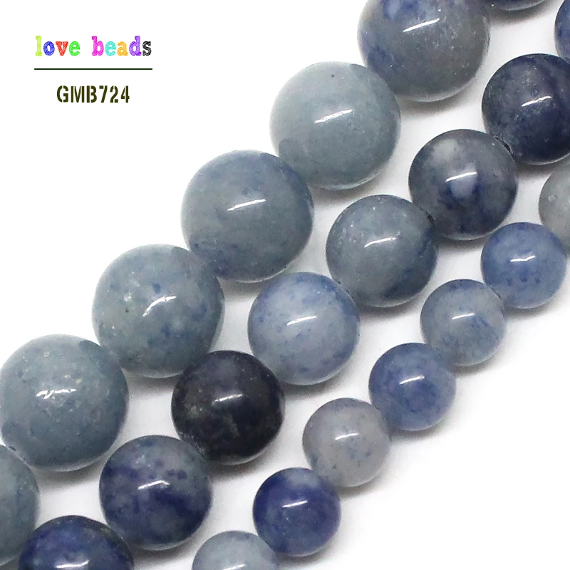 

Natural Stone Blue Aventurine Round Beads 6mm 8mm 10mm For Jewelry Making DIY Jewelry 15inches Free Shipping (F00581)