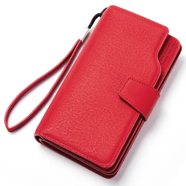 Portefeuille Pour Femme Rouge En Fossil