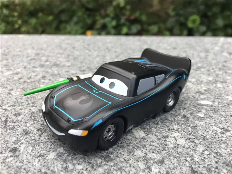Машинки Disney Pixar металлические литая 1:55 Молния Маккуин как джедай Люк Скайуокер