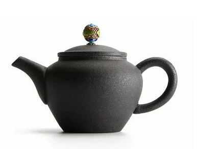 TANGPIN японские керамические чайники чайник черный китайский чайник - Цвет: Style A 150ml