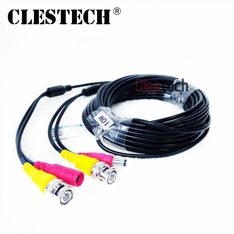 10m Video+power cord HD all copper Security Camera Wires for CCTV DVR AHD Extension extension with BNC+DC 2in1 two in on Cable 10m Video+power cord HD all copper Security Camera Wires for CCTV DVR AHD Extension extension with BNC+DC 2in1 two in on Cable