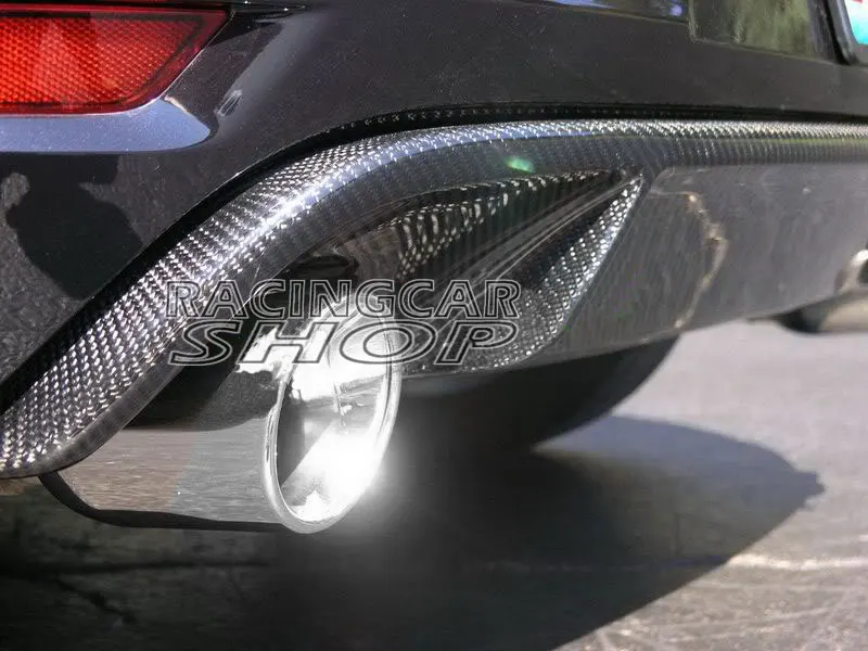 OEM Style Real CARBON FIBER REAR DIFFUSER FOR VW GOLF6 GOLF 6 VI MK6 GTI Bumper