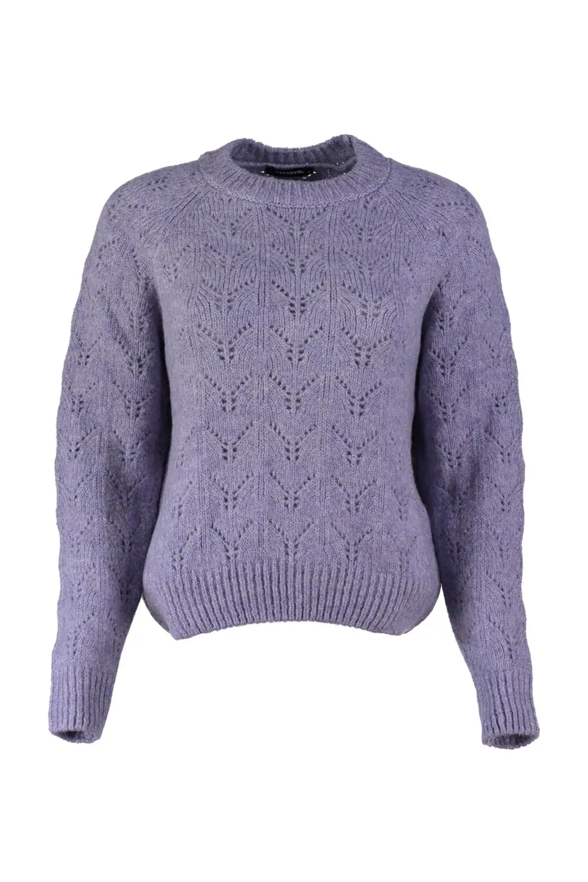 

Trendyol WOMEN-Lilac Ajurlu Knitwear Sweater TWOAW20FV0007