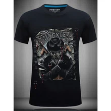 2016 New Fashion Casual Men’s T-shirt slim tshirt Funny 3D Printing T-shirt for Men