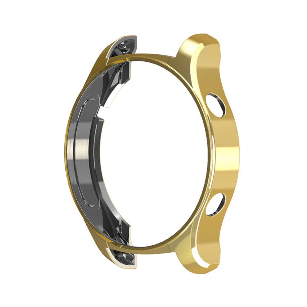 Легкий чехол для huawei Watch 2 Pro роскошное покрытие для чехла мягкий, из ТПУ, защитный бампер часы рамка часы аксессуары - Цвет ремешка: Gold