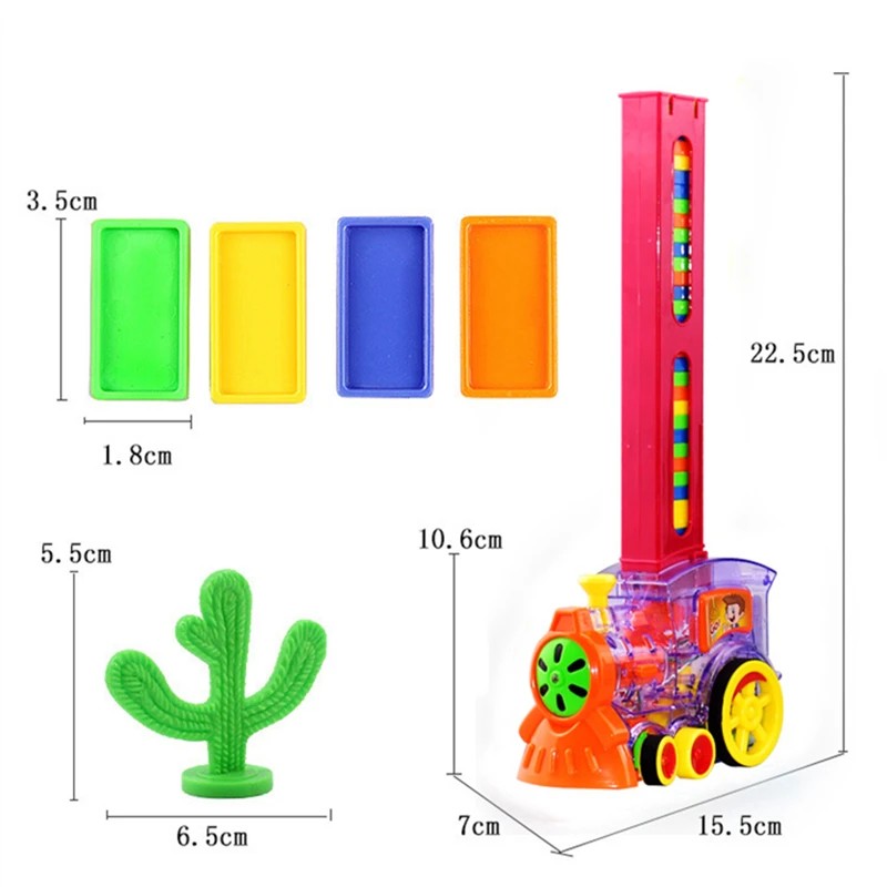 Put Up домино игра игрушечный комплект автоматическое размещение поезд со светом Звук развивающие строительные блоки DIY игрушки подарок для детей
