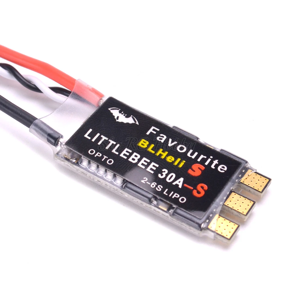 Favourite FVT LittleBee 30A-S 30A ESC BLHeli_S OPTO 2-6S Supports Mulitshot Oneshot42 OneShot125 (3)