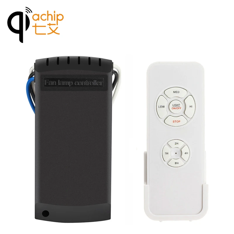 Us 11 52 68 Off Qiachip Universal Ceiling Fan Light Lamp Timing Speed Controller Switch Wireless Remote Control Kit Transmitter And Receiver In