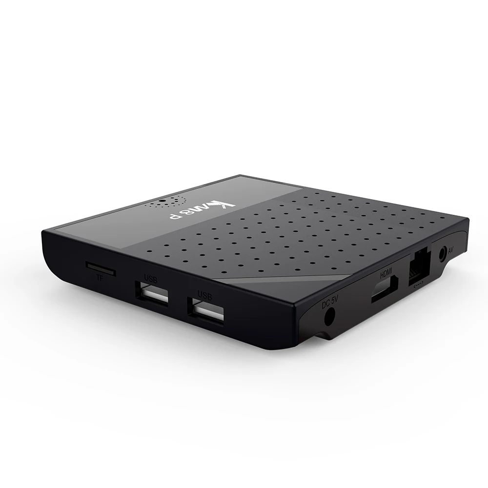 KM8 P Amlogic S912 Octa Core Smart 4K HD TV Box Android 7.1 2GB 16GB with 2.4G WiFi Skype Netflix IR remote controller for IPTV