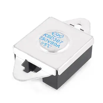 

250V AC 60A 95C NC Temperature Control Bimetal Thermostat KSD307