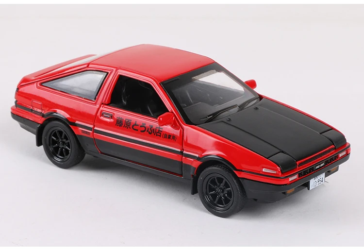 1:28 INITIAL D AE86 Металл игрушечных автомобилей металлическая машина Diecasts и Игрушки транспортные средства модель автомобиля Миниатюрная модель