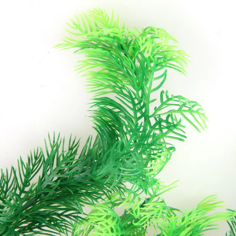 30 см зеленое искусственное пластиковое растение трава антикоррозийный Аквариум Украшение для аквариума декор
