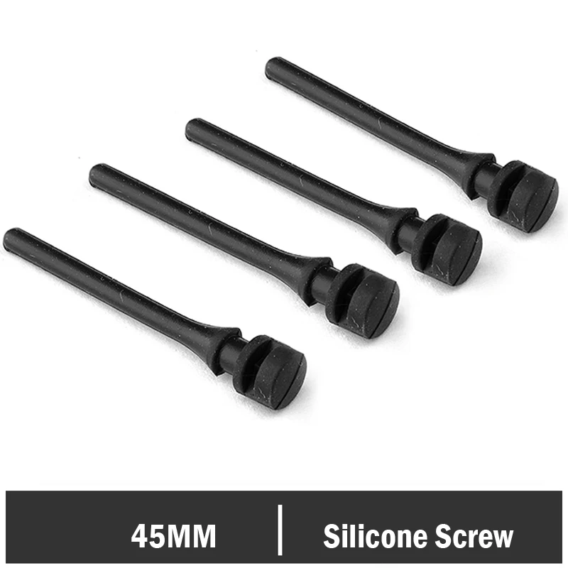 

500pcs Gdstime 45MM Silicone Screws Anti-vibration Shock Computer Components PC Case Fan Mouting Pin Anti Noise Vibration