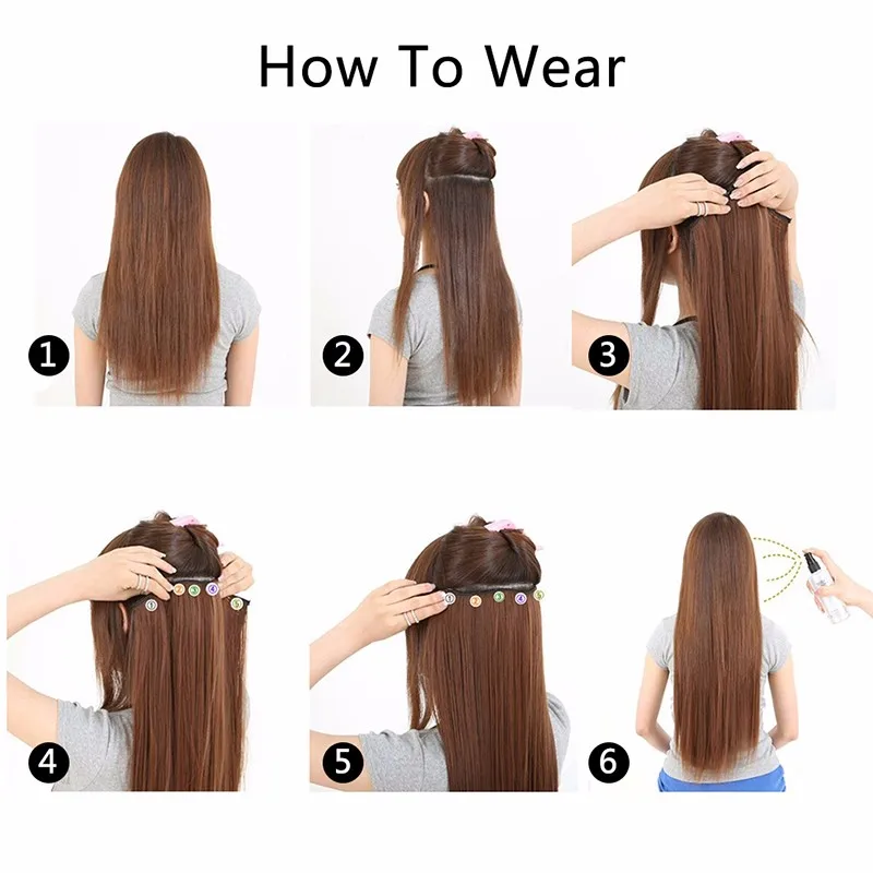 High Quality clip in hair extensions