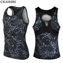 CKAHSBI мужская летняя велосипедная майка сохраняющая сухость Светоотражающая велосипедная безрукавка жилеты Одежда Майки велосипедные спортивные