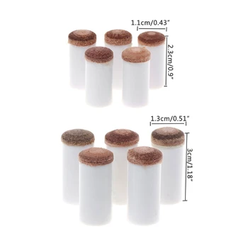 

5pcs 11mm 13mm Billiard Pool Cue Tip Snooker Rod Stick Replacement Repair Tool Billiard Accessories