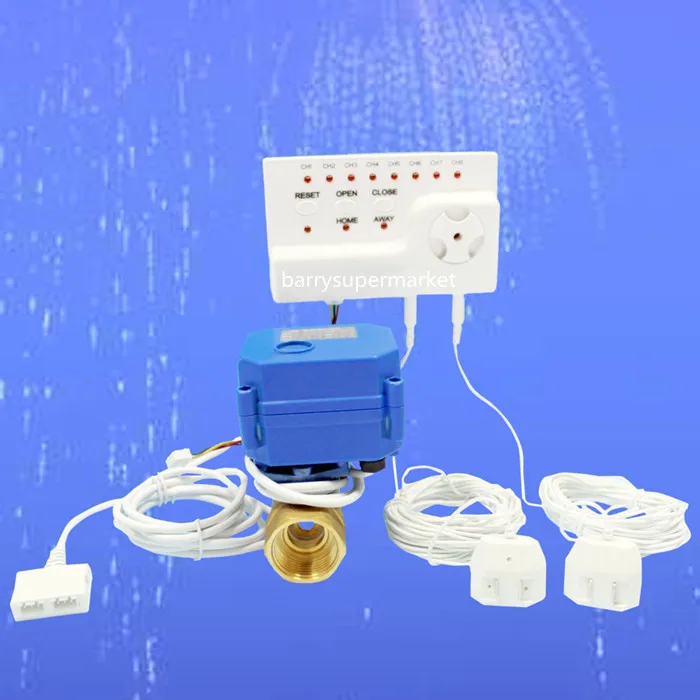 Утечки воды Detetor Сенсор сигналы тревоги мониторы расходомер индикатор регулятор расхода воды предотвратить потерю воды HIDAKA WLD-806 DN25 одиночный клапан
