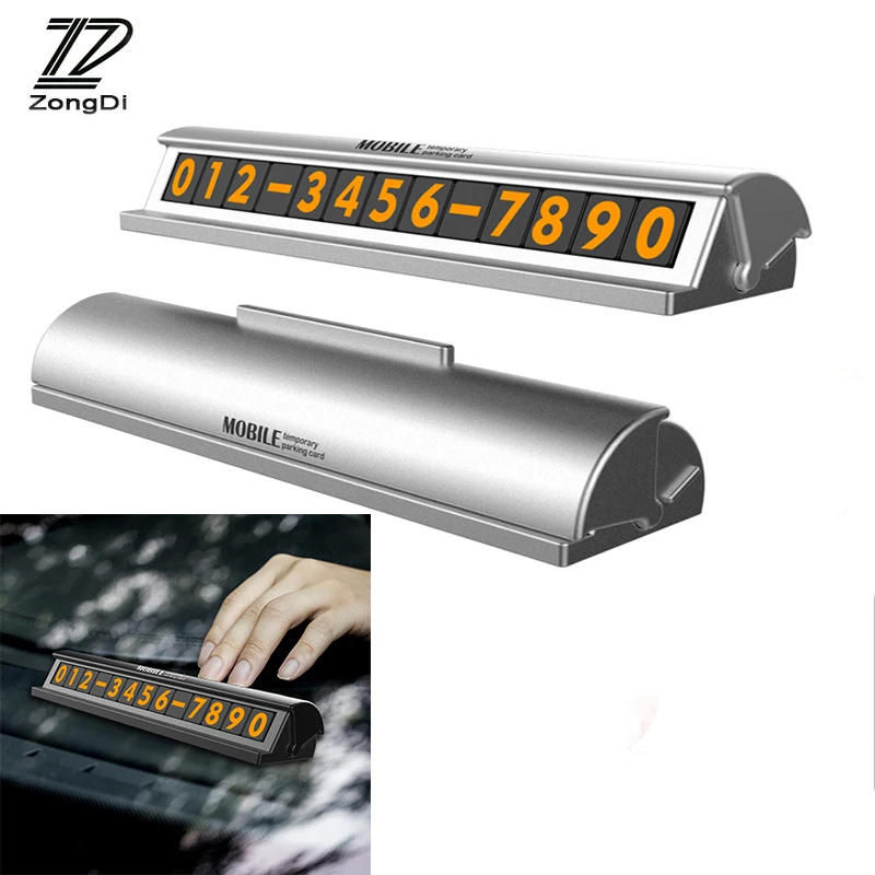 

ZD 1Pc Car Parking Card Phone Number Switch Can Stand For Ford Focus 2 3 1 Fiesta Mondeo Ranger Kuga Seat Leon Ibiza Lexus RX NX