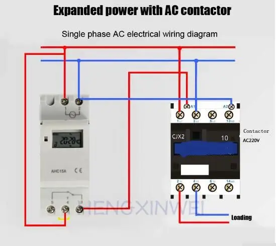 THC 15A AHC15A цифровой программируемый таймер tp8a16 AC/DC микрокомпьютер таймер