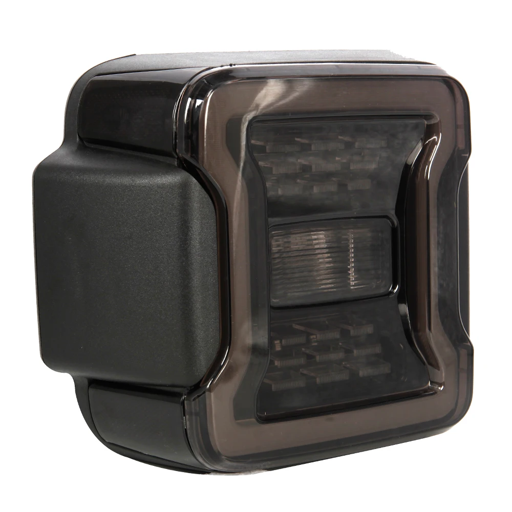 TNOOG дымчатый светодиодный задний фонарь для Jeep Wrangler JL Sport Rubicon Sahara пара задний фонарь для Jeep JL Версия США