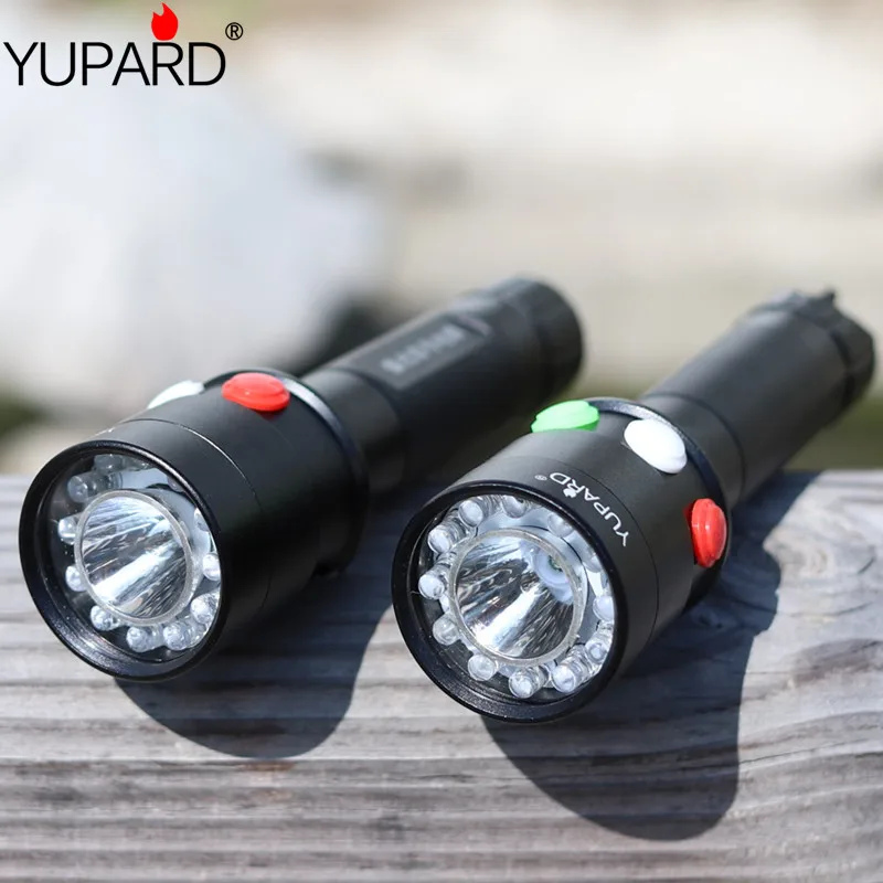 YUPARD Высокое качество ультра яркий Q5 LED красный желтый зеленый белый 7 режимов