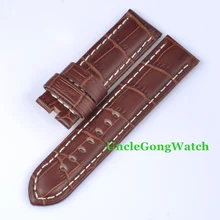 font b Watch b font Parts 22mm Leather font b Watch b font Strap White